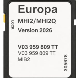 AUDI MMI 4G MIB2 NAVIGATION KARTENUPDATE SD-KARTE EUROPA 2026/2027