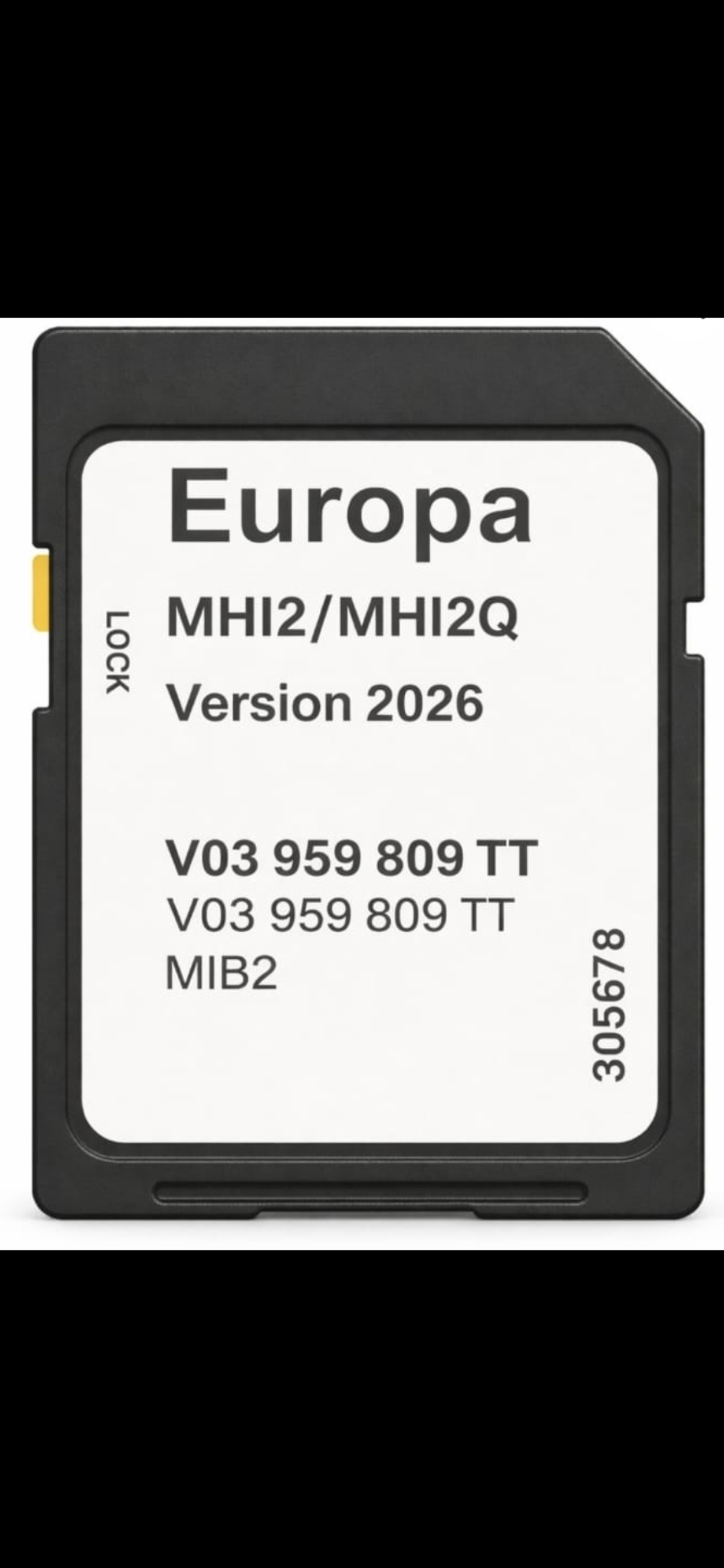 AUDI MMI 4G MH2P NAVIGATION KARTENUPDATE SD-KARTE EUROPE 2026