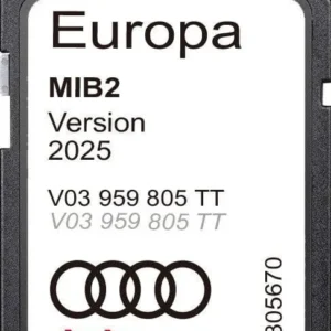 AUDI MMI 4G MIB2 APPLE CARPLAY & ANDROID AUTO-AKTIVIERUNG PLUS NAVIGATION KARTENUPDATE SD-KARTE EUROPA 2026