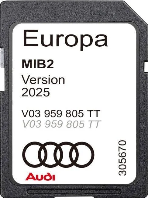 AUDI MMI 4G MIB2 APPLE CARPLAY & ANDROID AUTO-AKTIVIERUNG PLUS NAVIGATION KARTENUPDATE SD-KARTE EUROPA 2026